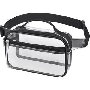 Clear Belt Bag Stadium Approved-Clear Fanny Pack Concerts Festivals Sport School